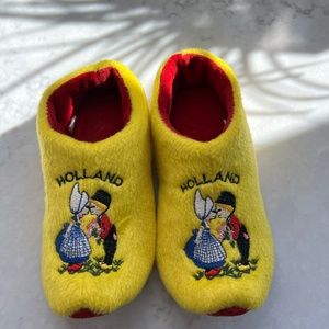Dutch Clog Slippers, Kids size:9-10